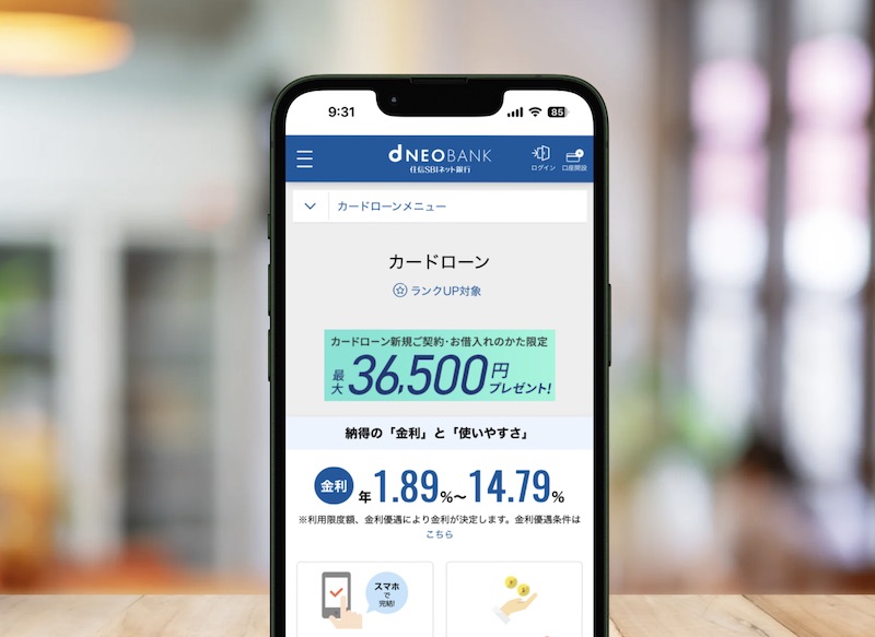 住信SBIネット銀行カードローン